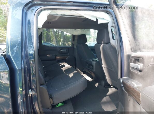 3GCUYEED1NG113557 2022 CHEVROLET SILVERADO Dark Blue VIN sticker view