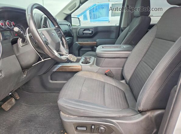 3GCUYEED4LG428270 2020 CHEVROLET SILVERADO White Widok wnętrza z przodu