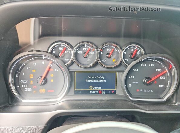 3GCUYEED4LG428270 2020 CHEVROLET SILVERADO White Widok zestawu wskaźników