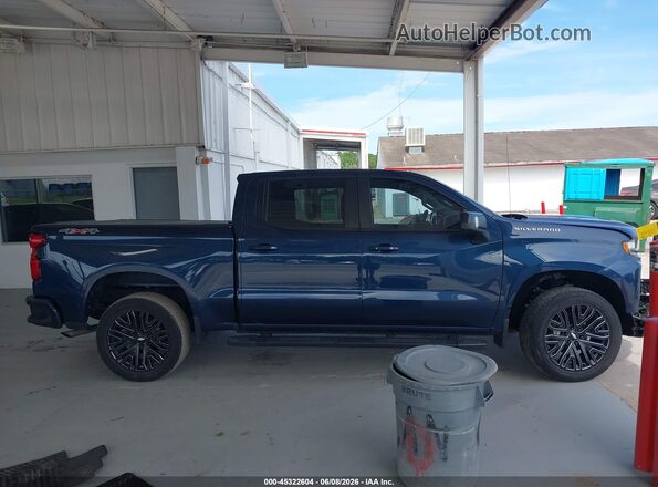3GCUYEED4MG154893 2021 CHEVROLET SILVERADO Dark Blue Панорамный вид салона 360°