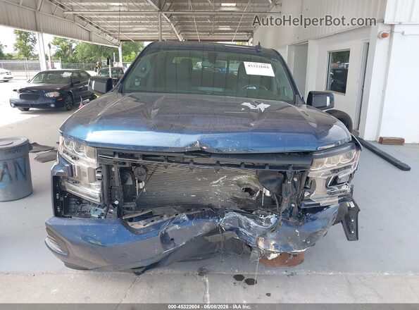 3GCUYEED4MG154893 2021 CHEVROLET SILVERADO Dark Blue Вид задней части салона