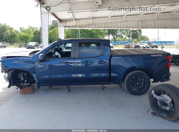 3GCUYEED4MG154893 2021 CHEVROLET SILVERADO Dark Blue 