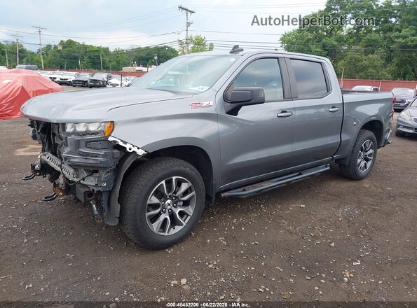 3GCUYEED4MG427847 2021 CHEVROLET SILVERADO Gray Առջևի ձախ երեք քառորդ տեսարան