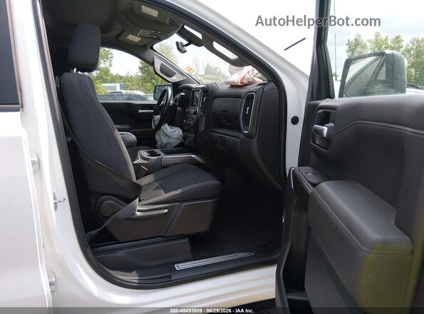 3GCUYEED4NG151820 2022 CHEVROLET SILVERADO Белый Вид салона спереди