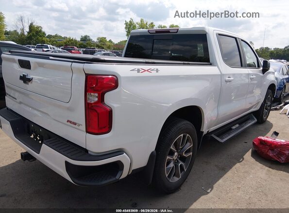 3GCUYEED4NG151820 2022 CHEVROLET SILVERADO Белый Задняя правая четверть