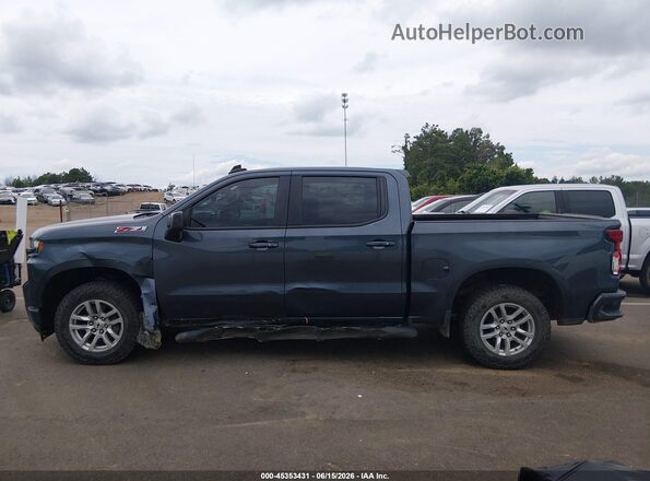 3GCUYEED7KG183771 2019 CHEVROLET SILVERADO Blue Սալոնի 360 աստիճան տեսք