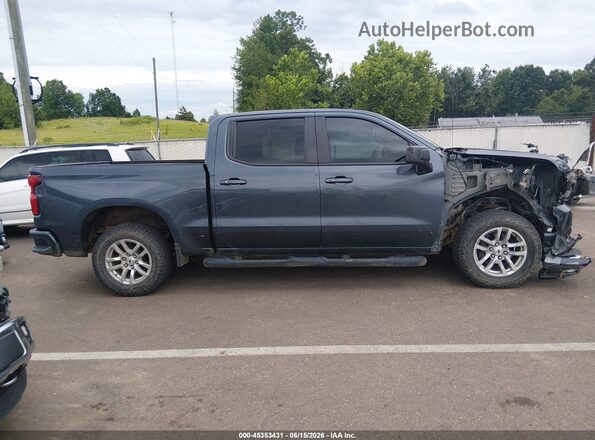 3GCUYEED7KG183771 2019 CHEVROLET SILVERADO Blue Սալոնի հետևի տեսք