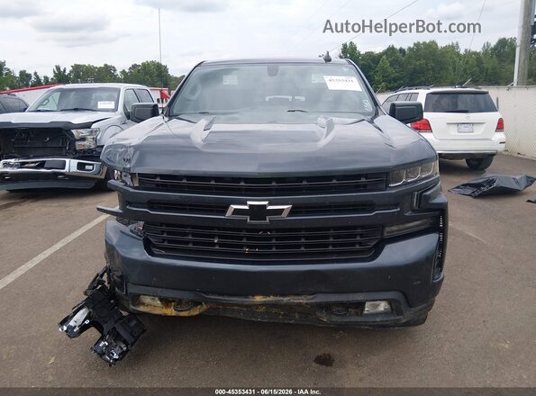 3GCUYEED7KG183771 2019 CHEVROLET SILVERADO Blue Սարքավորումների վահանակի տեսք