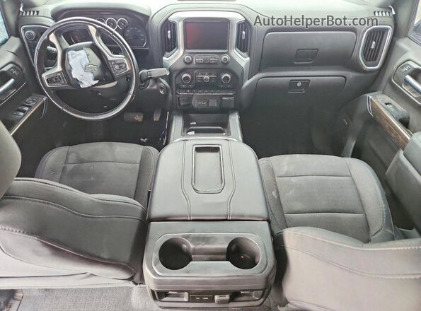 3GCUYEED7KG261322 2019 CHEVROLET SILVERADO Silver Вид панелі приладів