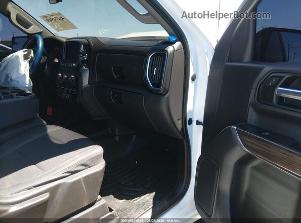 3GCUYEED7KG277147 2019 CHEVROLET SILVERADO White Widok wnętrza z przodu