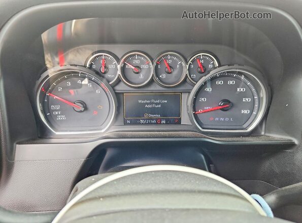 3GCUYEED9KG141876 2019 CHEVROLET SILVERADO Red Սարքավորումների վահանակի տեսք