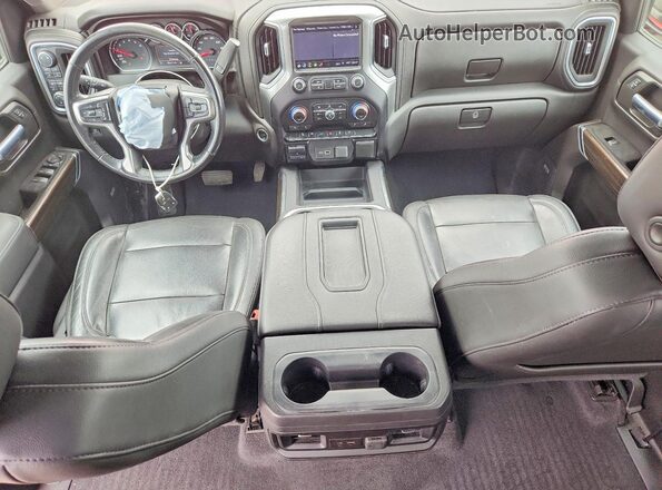 3GCUYEED9KG141876 2019 CHEVROLET SILVERADO Red Առջևի վահանակի տեսք