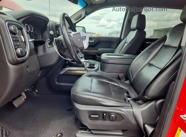 3GCUYEED9KG141876 2019 CHEVROLET SILVERADO Red Սալոնի դիմացի տեսք