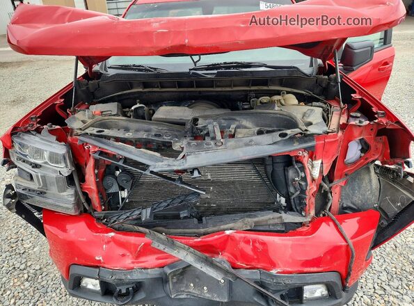 3GCUYEED9KG141876 2019 CHEVROLET SILVERADO Red Սալոնի հետևի տեսք