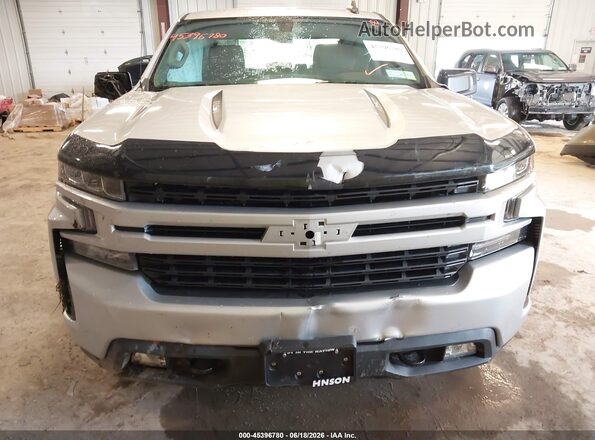 3GCUYEED9MG134087 2021 CHEVROLET SILVERADO Silver Front view