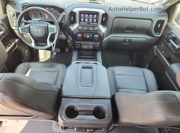 3GCUYEEDXMG385572 2021 CHEVROLET SILVERADO Gray წინა პანელის ხედი
