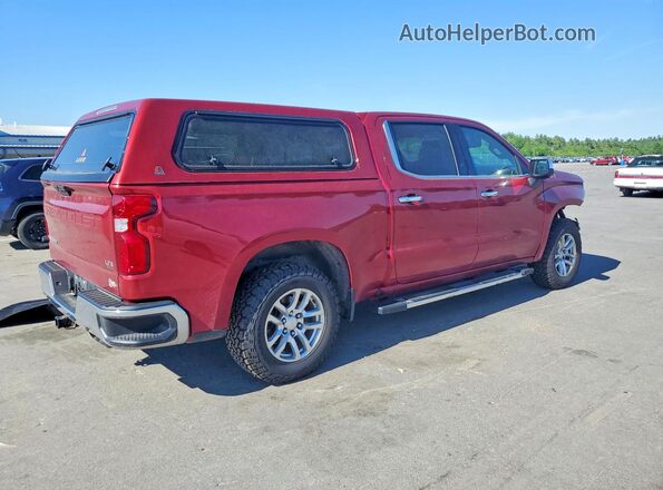 3GCUYGED3KG269266 2019 CHEVROLET SILVERADO Maroon Задня права чверть