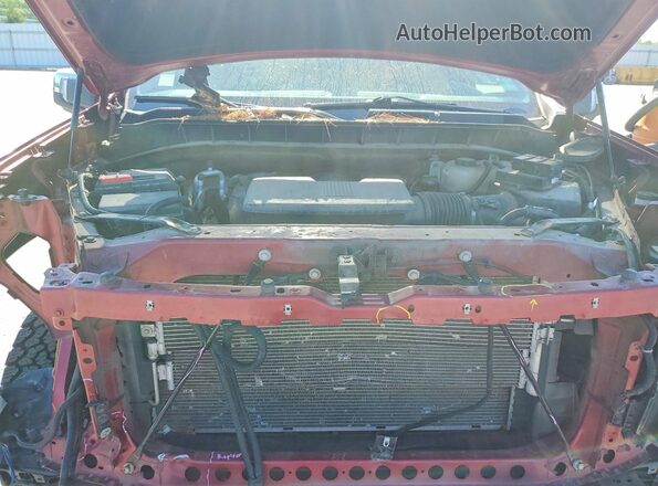 3GCUYGED3KG269266 2019 CHEVROLET SILVERADO Maroon Вид задньої частини салону