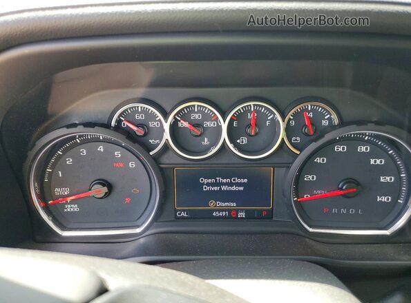 3GCUYGED9KG297797 2019 CHEVROLET SILVERADO Угольный Вид щитка приборов