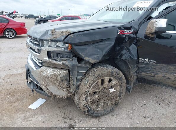 3GCUYGEL4MG249697 2021 CHEVROLET SILVERADO Black წინა ხედი