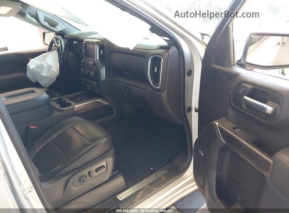 3GCUYGET2LG445734 2020 CHEVROLET SILVERADO Silver Вид салону спереду