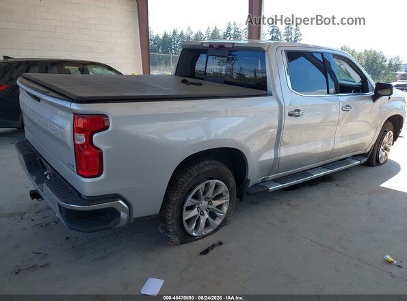 3GCUYGET2LG445734 2020 CHEVROLET SILVERADO Silver Задня права чверть