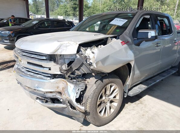 3GCUYGET2LG445734 2020 CHEVROLET SILVERADO Silver Вид спереду