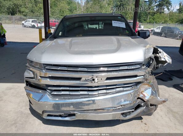 3GCUYGET2LG445734 2020 CHEVROLET SILVERADO Silver Вид щитка приладів
