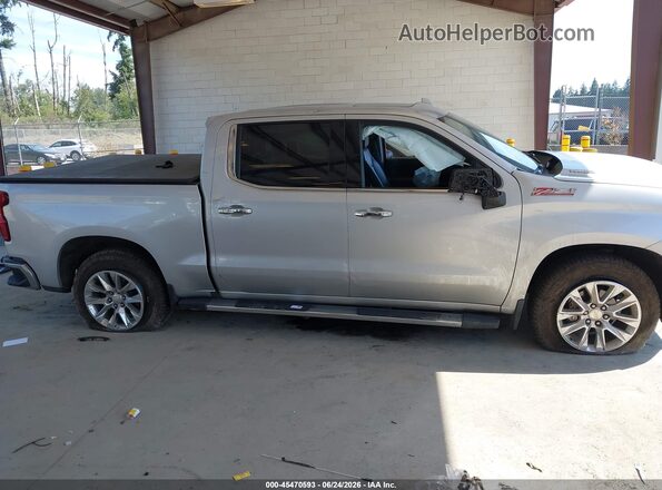 3GCUYGET2LG445734 2020 CHEVROLET SILVERADO Silver Вид задньої частини салону