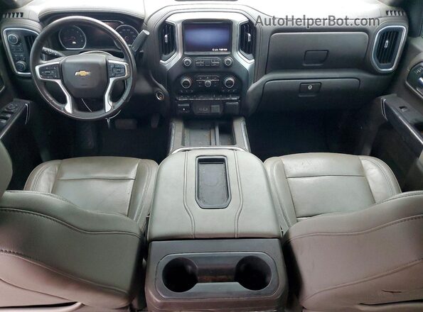 3GCUYGET3LG146396 2020 CHEVROLET SILVERADO White Dashboard view