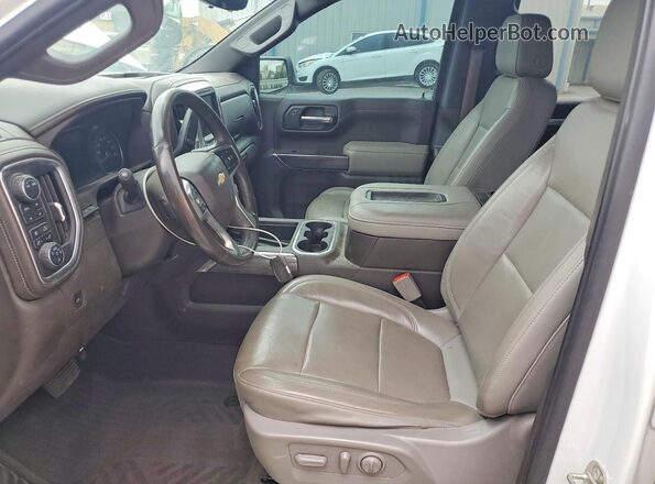 3GCUYGET3LG146396 2020 CHEVROLET SILVERADO White Front interior view