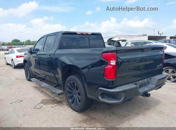 3GCUYHED2MG136751 2021 CHEVROLET SILVERADO Black Հետևի ձախ