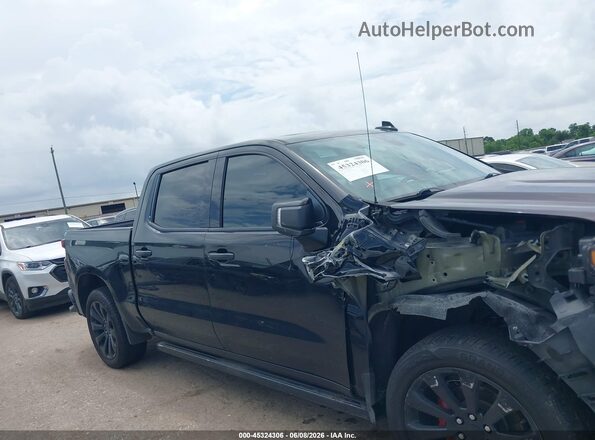 3GCUYHED2MG136751 2021 CHEVROLET SILVERADO Black Սալոնի հետևի տեսք