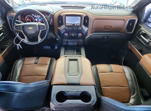 3GCUYHED3KG195272 2019 CHEVROLET SILVERADO White წინა პანელის ხედი