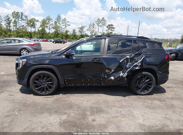 3GKALMEG0PL236285 2023 GMC TERRAIN Black Սալոնի 360 աստիճան տեսք