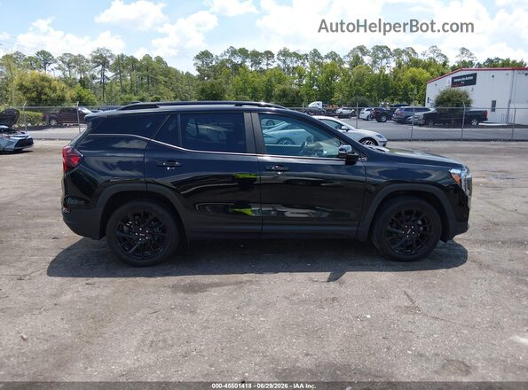 3GKALMEG0PL236285 2023 GMC TERRAIN Black Սալոնի հետևի տեսք