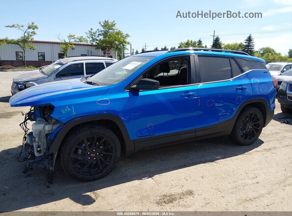 3GKALMEG0RL132446 2024 GMC TERRAIN Синий Панорамный вид салона 360°