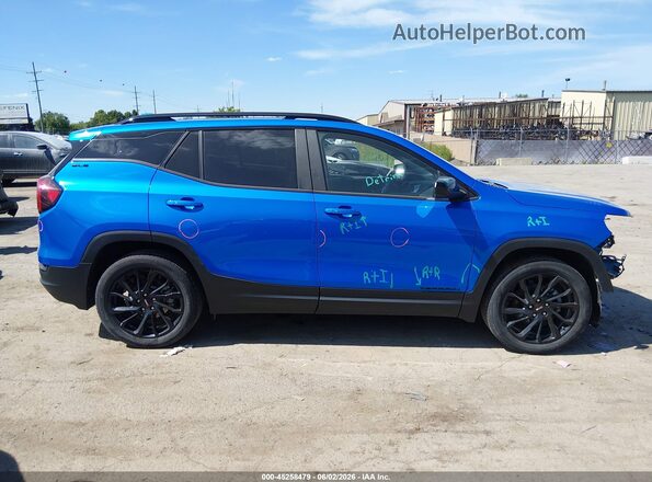 3GKALMEG0RL132446 2024 GMC TERRAIN Синий Вид задней части салона