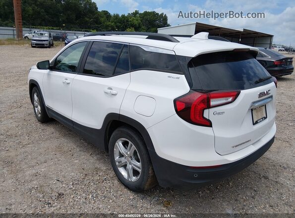 3GKALMEG1RL357295 2024 GMC TERRAIN Белый Задняя левая четверть