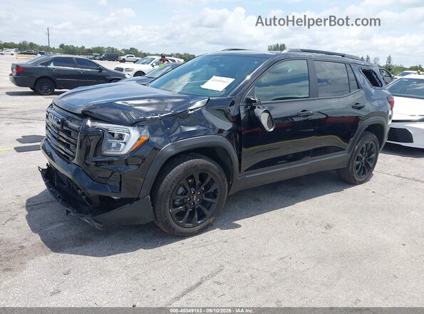 3GKALMEG2TL290083 2026 GMC TERRAIN Black წინა მარცხენა ხედი სამი მეოთხედიდან