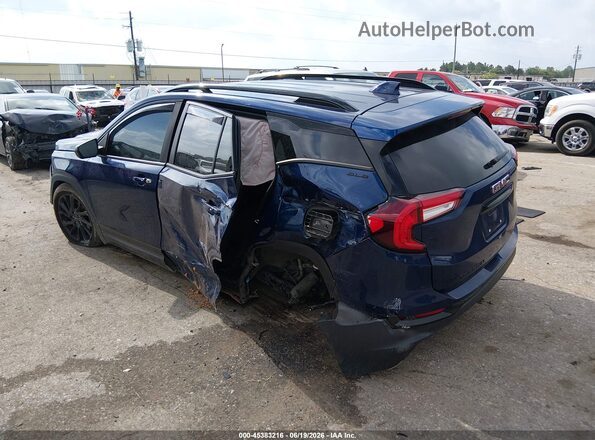 3GKALMEG3PL197109 2023 GMC TERRAIN Blue Հետևի ձախ