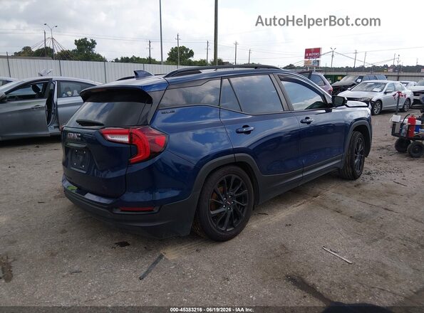 3GKALMEG3PL197109 2023 GMC TERRAIN Blue Հետևի աջ