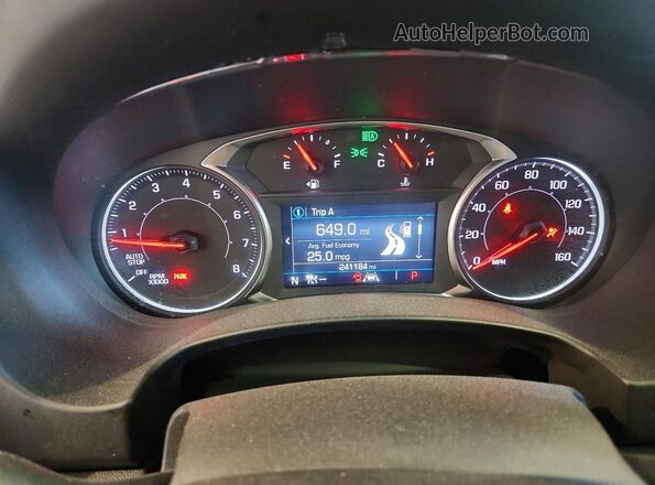 3GKALMEG3RL331264 2024 GMC TERRAIN Gray Instrument cluster view
