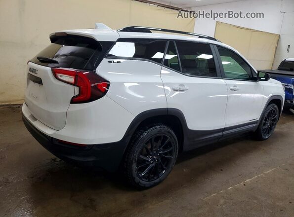 3GKALMEG4PL118028 2023 GMC TERRAIN White Trasero derecho