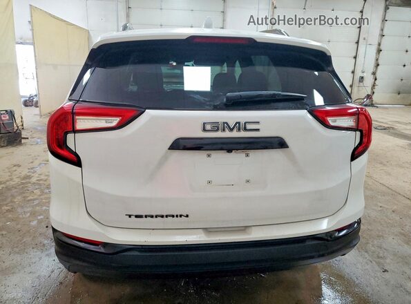 3GKALMEG4PL118028 2023 GMC TERRAIN White Vista trasera