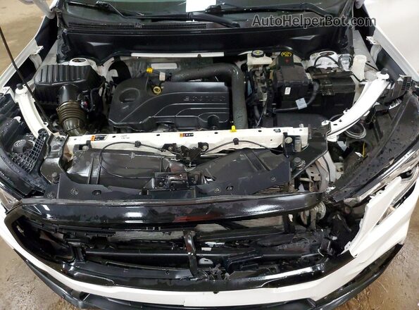 3GKALMEG4PL118028 2023 GMC TERRAIN White Vista del compartimento del motor