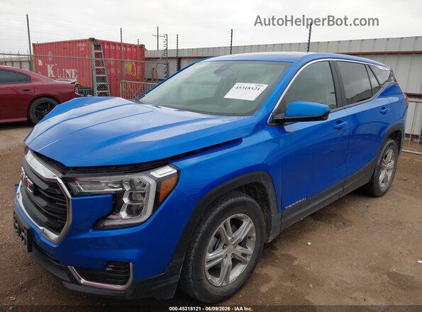 3GKALMEG6RL144150 2024 GMC TERRAIN Blue Vista tres cuartos delantera izquierda
