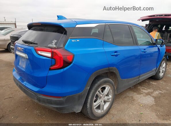 3GKALMEG6RL144150 2024 GMC TERRAIN Blue Trasero derecho
