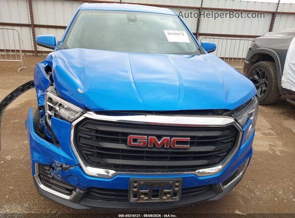 3GKALMEG6RL144150 2024 GMC TERRAIN Blue Vista del cuadro de instrumentos