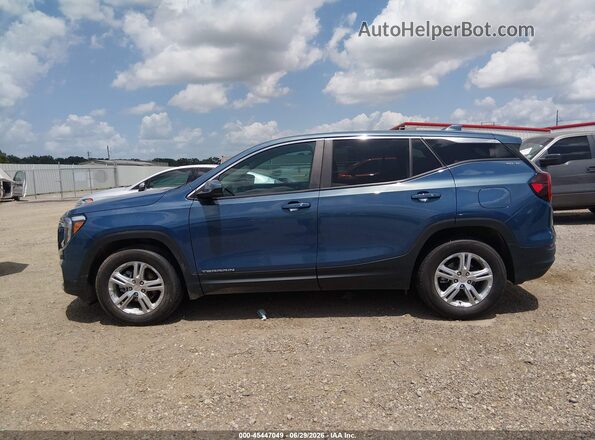 3GKALMEG6RL246581 2024 GMC TERRAIN Blue 360 interior view